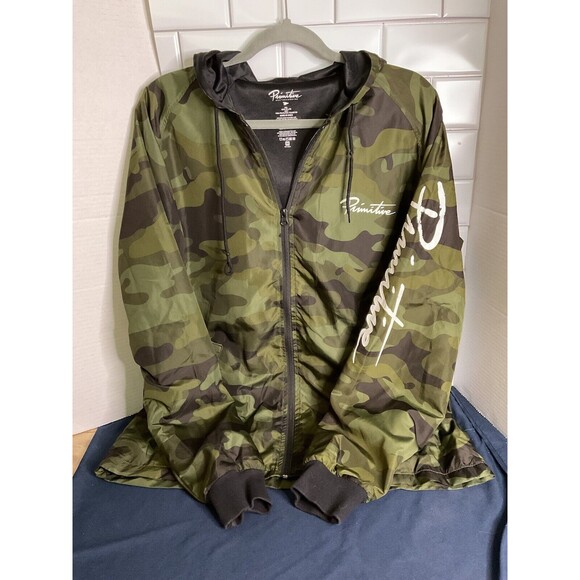 Primitive Skateboarding Camo Windbreaker Jacket - Picture 1 of 6